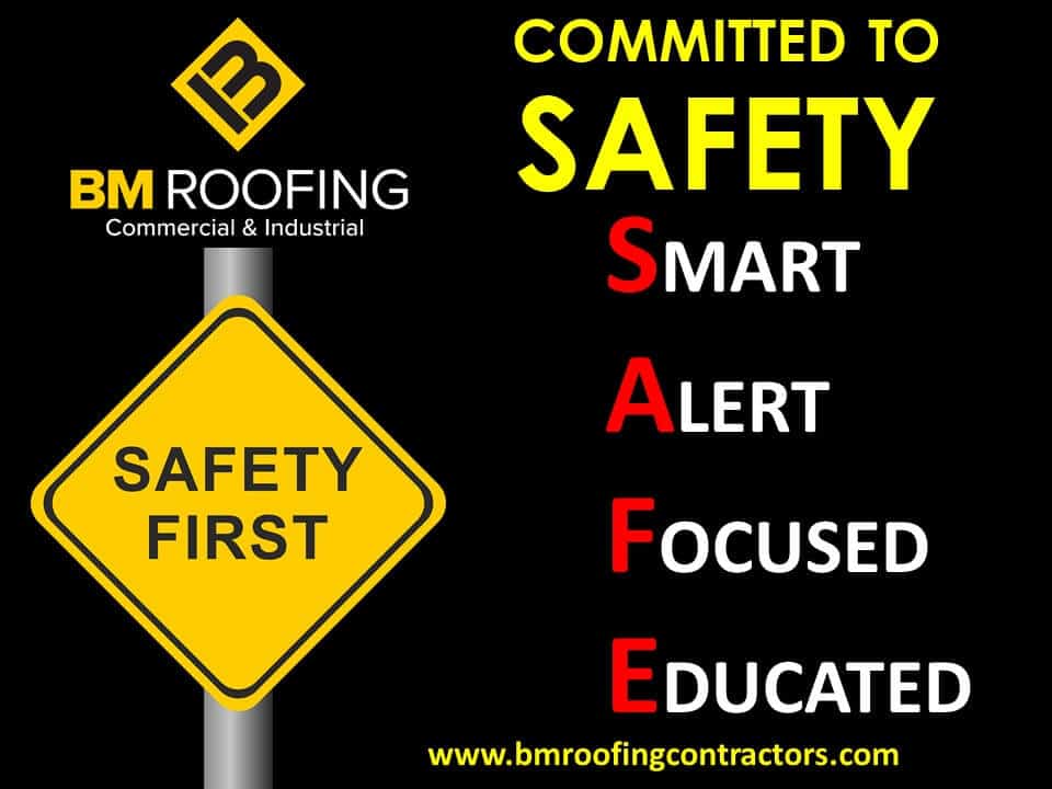 BM Roofing practices roofing safety